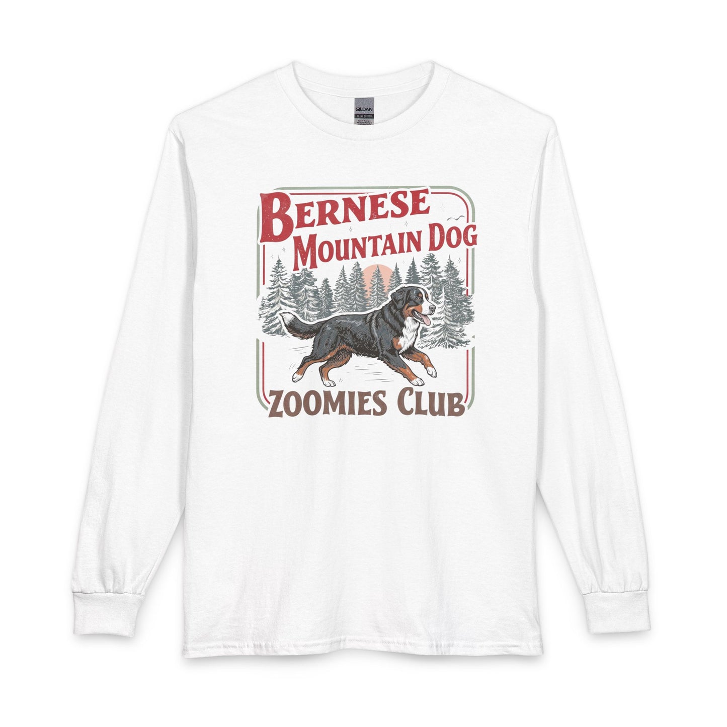 Bernese Mountain Dog Zoomies Long Sleeve