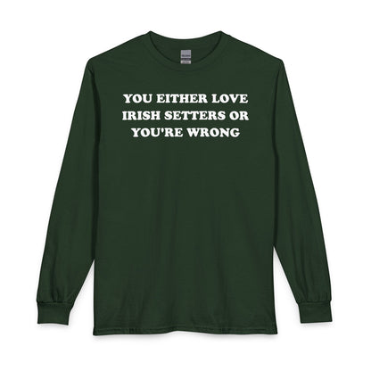 Love Irish Setter Long Sleeve