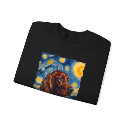 Irish Setter Van Gogh Crewneck Sweatshirt