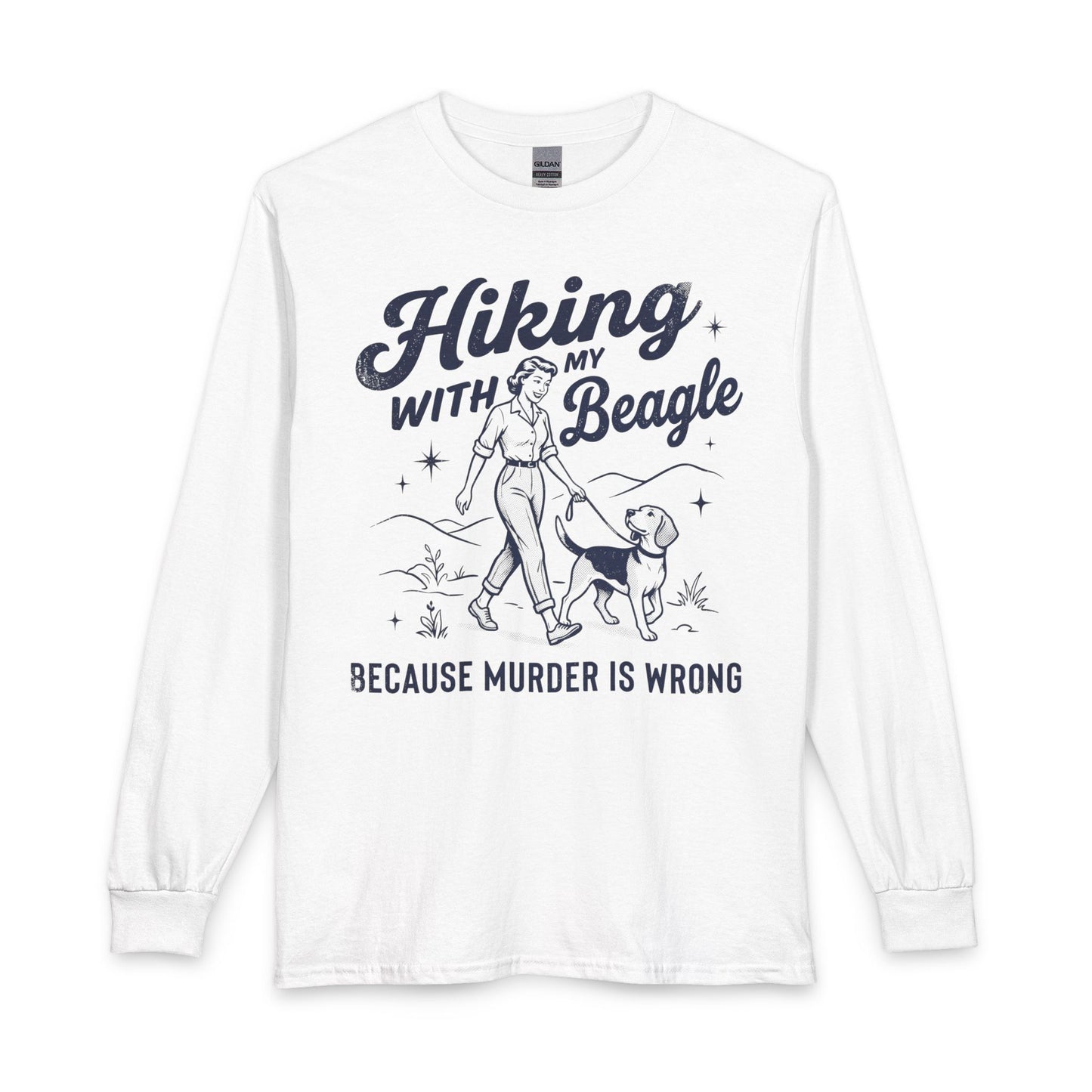 Hiking With My Beagle Long Sleeve