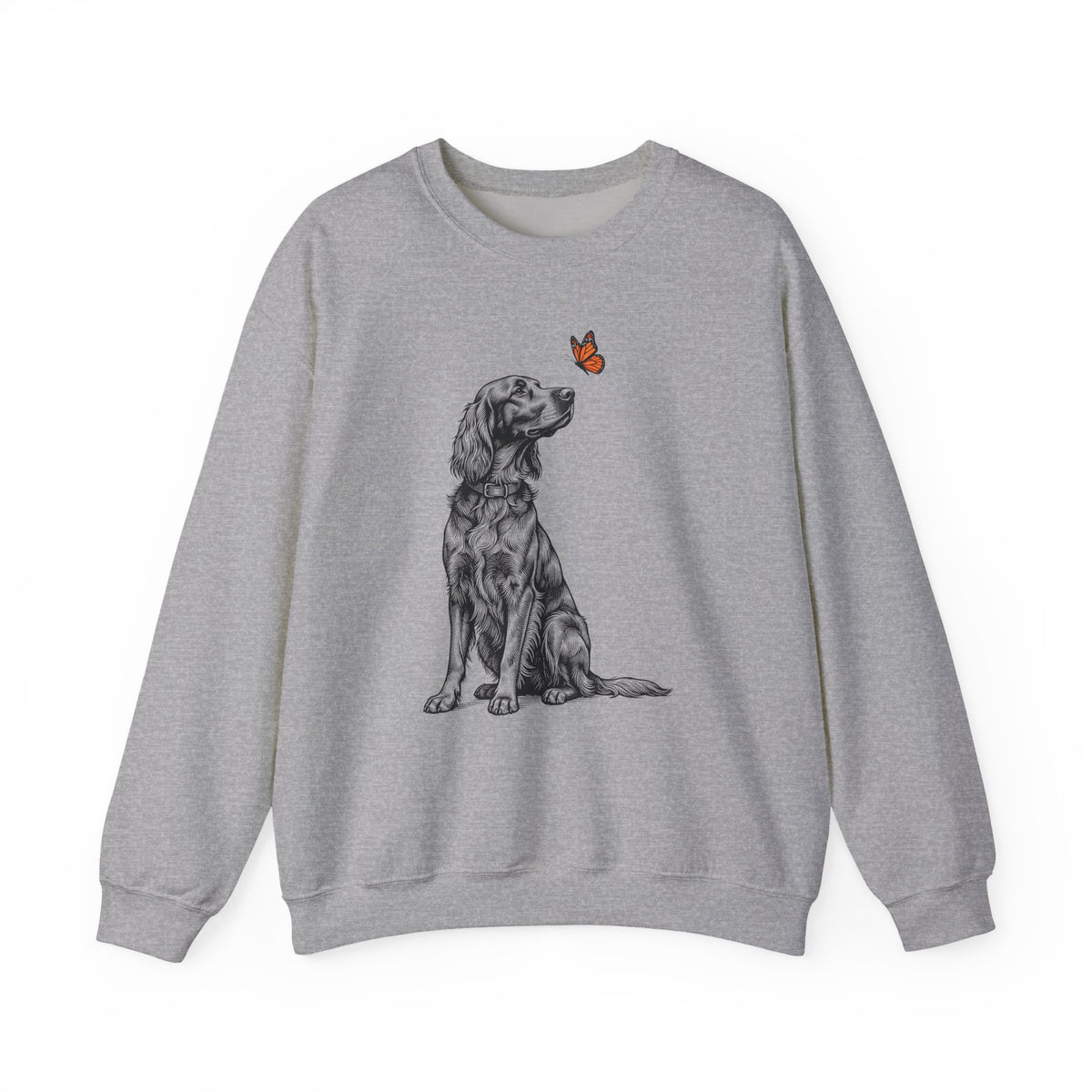 Irish Setter Butterfly Crewneck Sweatshirt