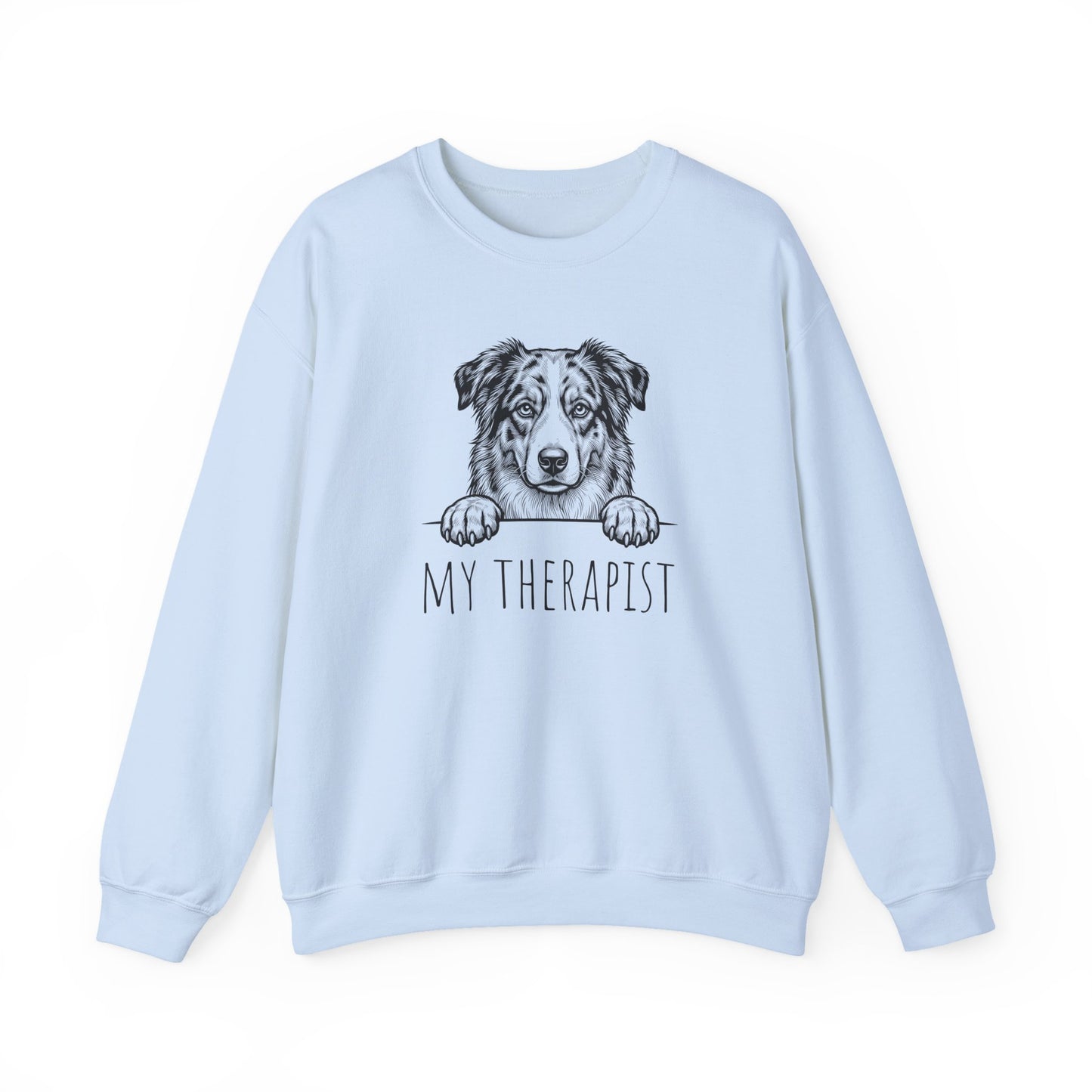 Australian Shepherd Therapist Crewneck Sweatshirt