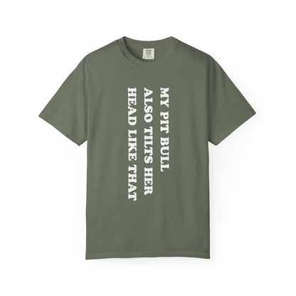 Pit Bull Tilts Her Head Premium Tee