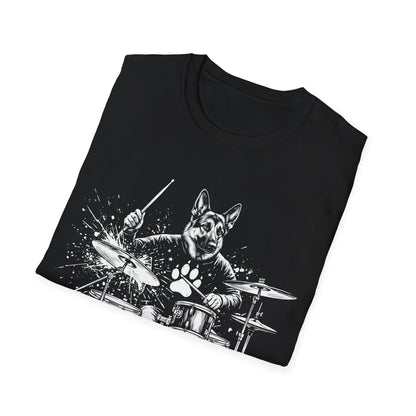 German Shepherd Drummer