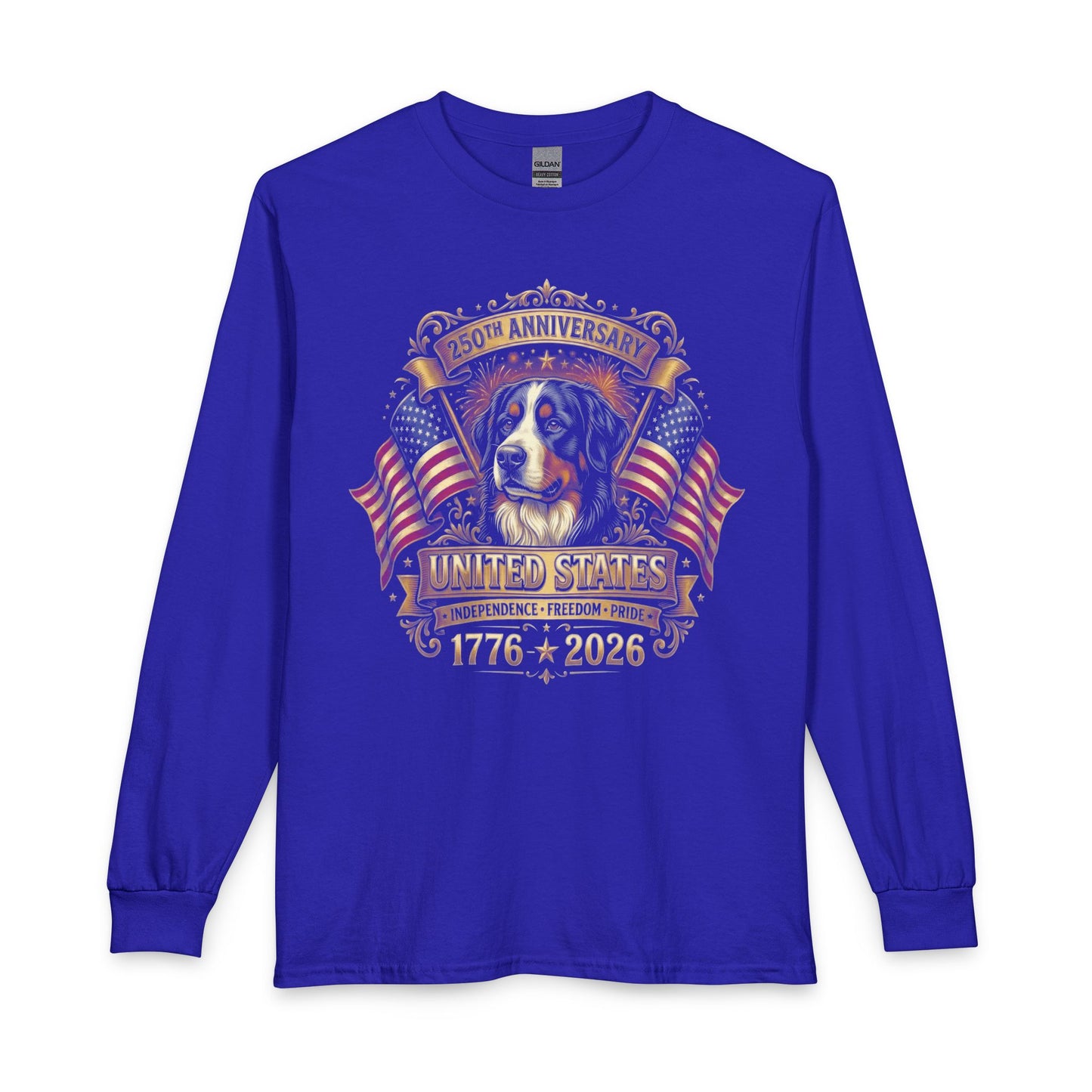 Bernese Mountain Dog 250 Years USA Long Sleeve