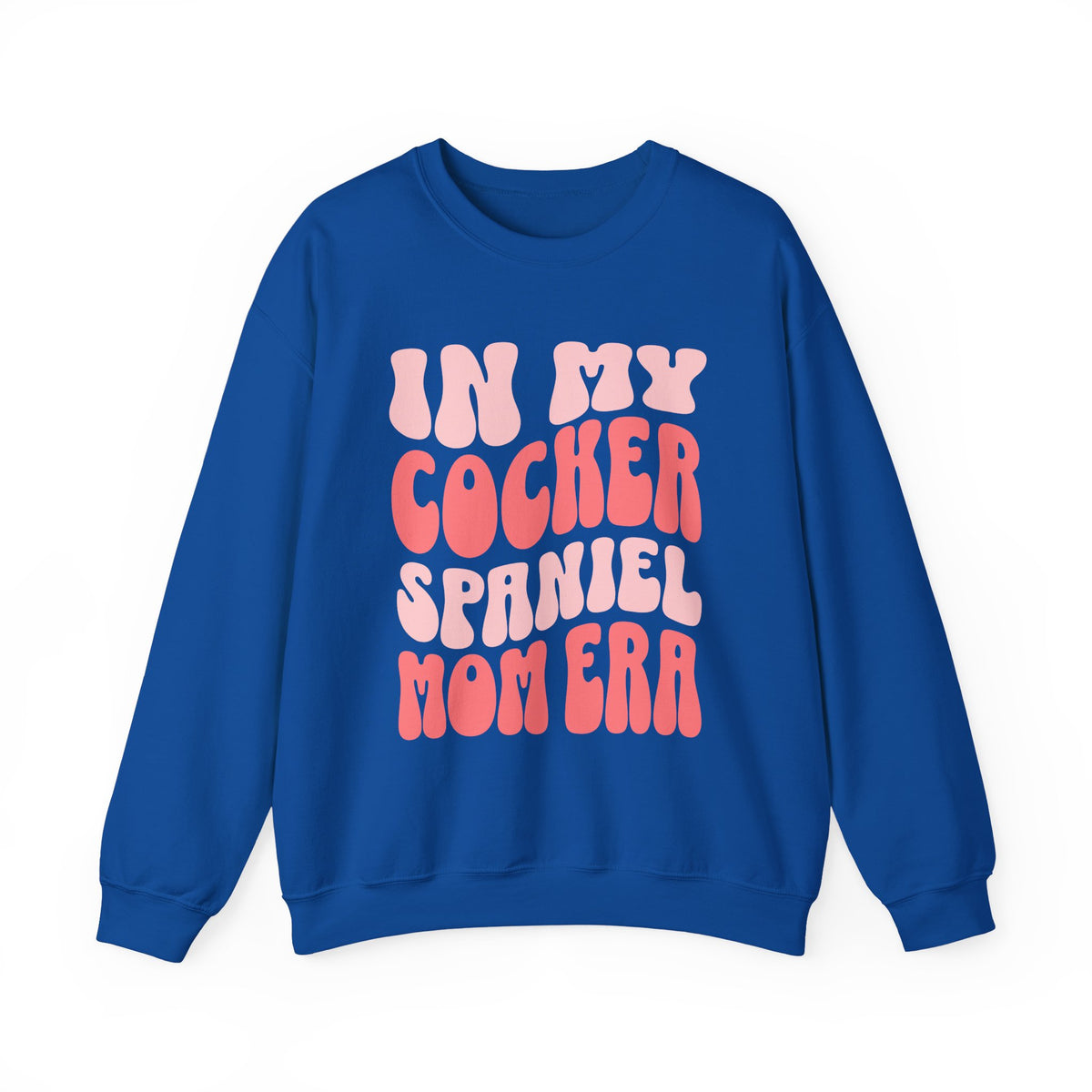 Cocker Spaniel Mom Era Crewneck Sweatshirt