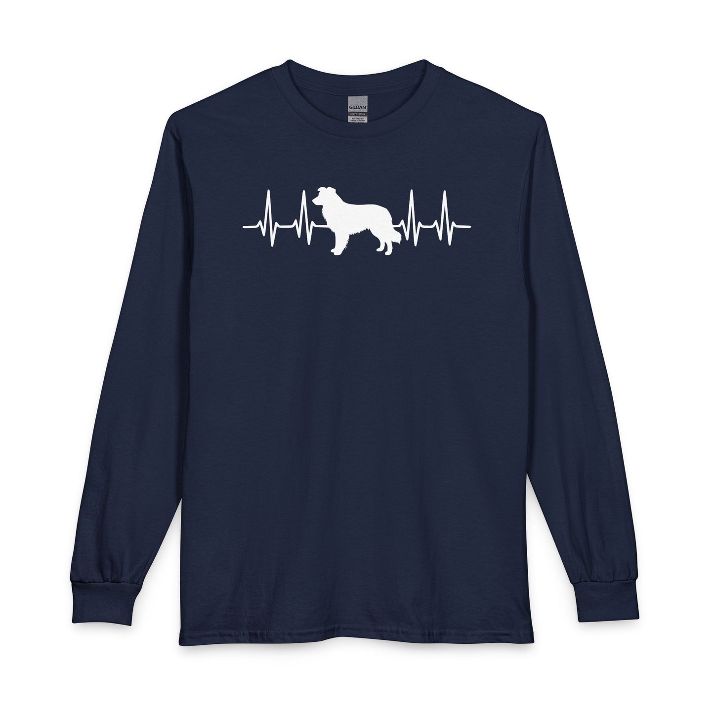 Border Collie Heartbeat Long Sleeve