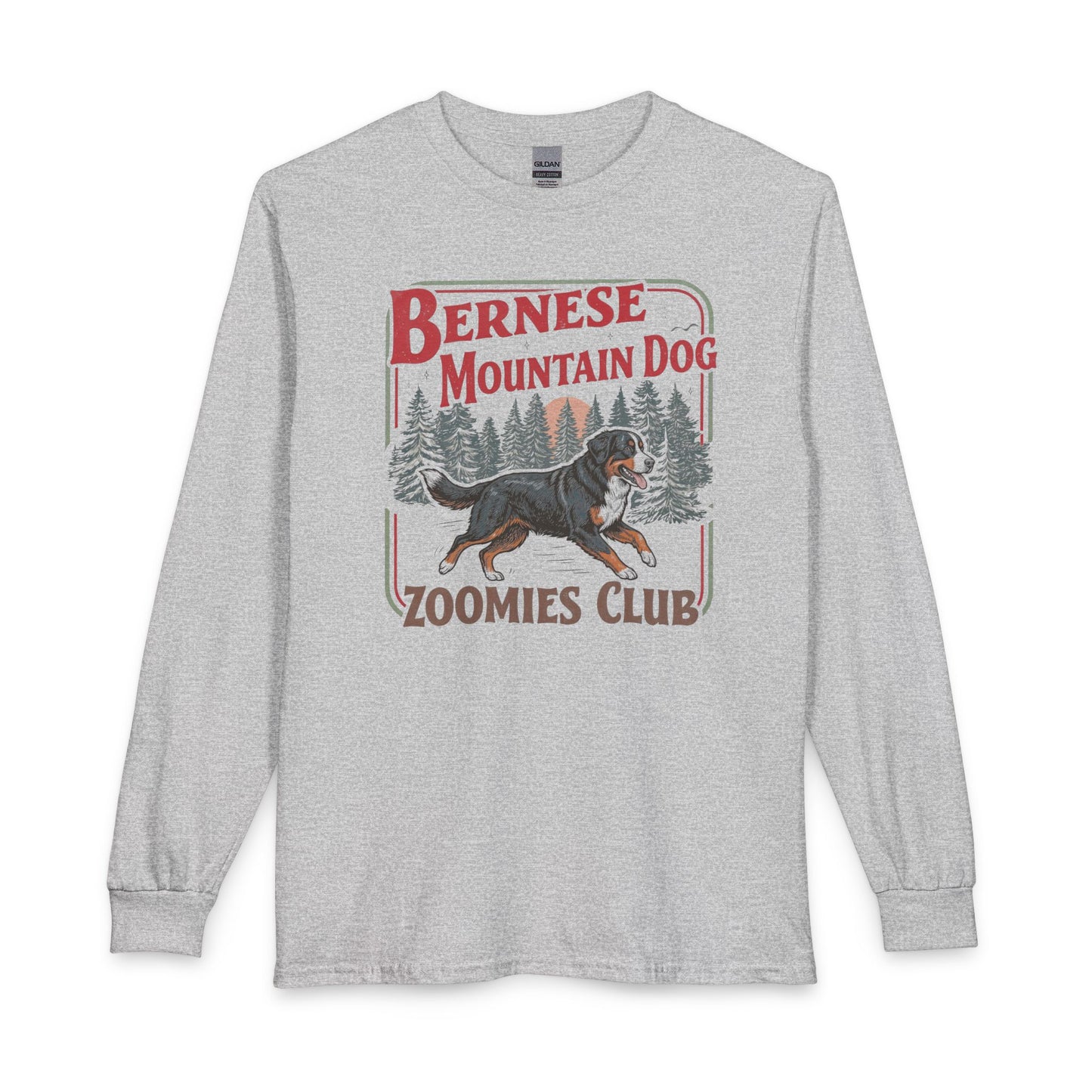 Bernese Mountain Dog Zoomies Long Sleeve