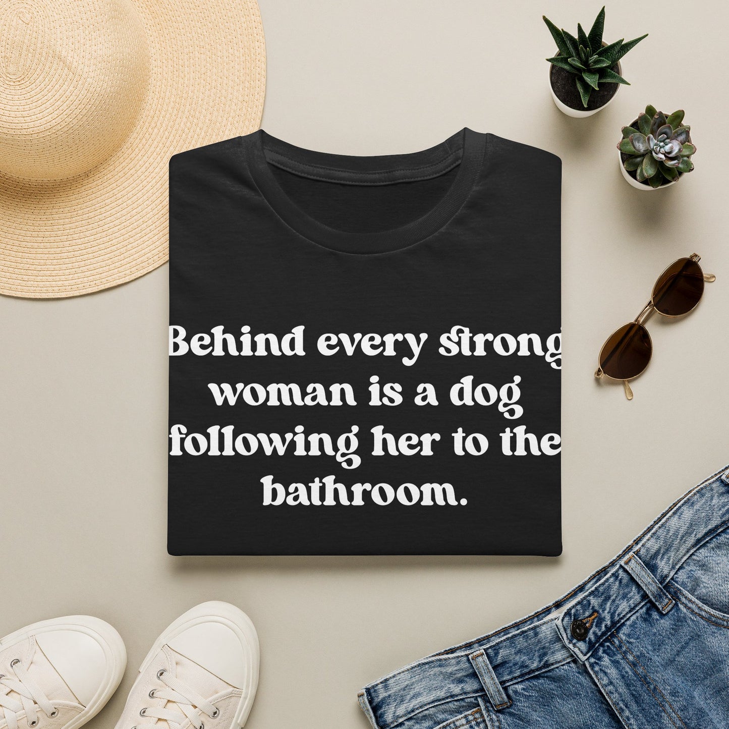 Strong Dog Woman