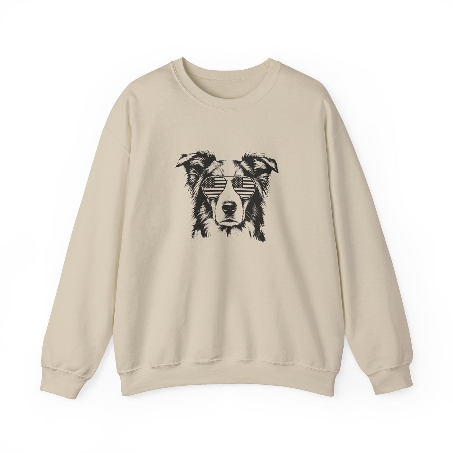 Border Collie USA Crewneck Sweatshirt