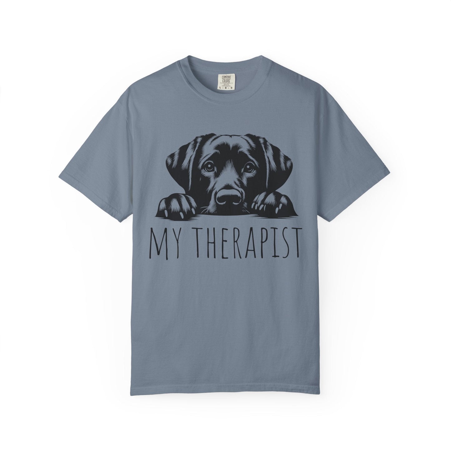 My Therapist - Comfort Colors Shirt Blue Jean