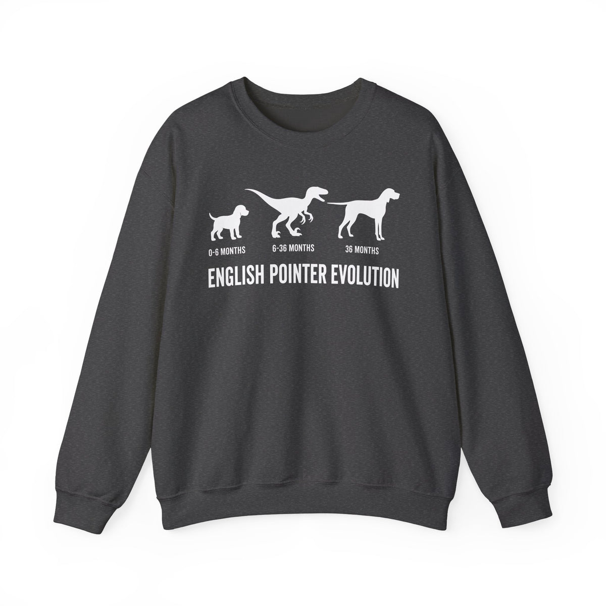 English Pointer Evolution Crewneck Sweatshirt