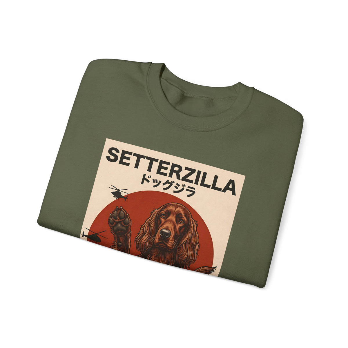 Irish Setter Setterzilla Crewneck Sweatshirt
