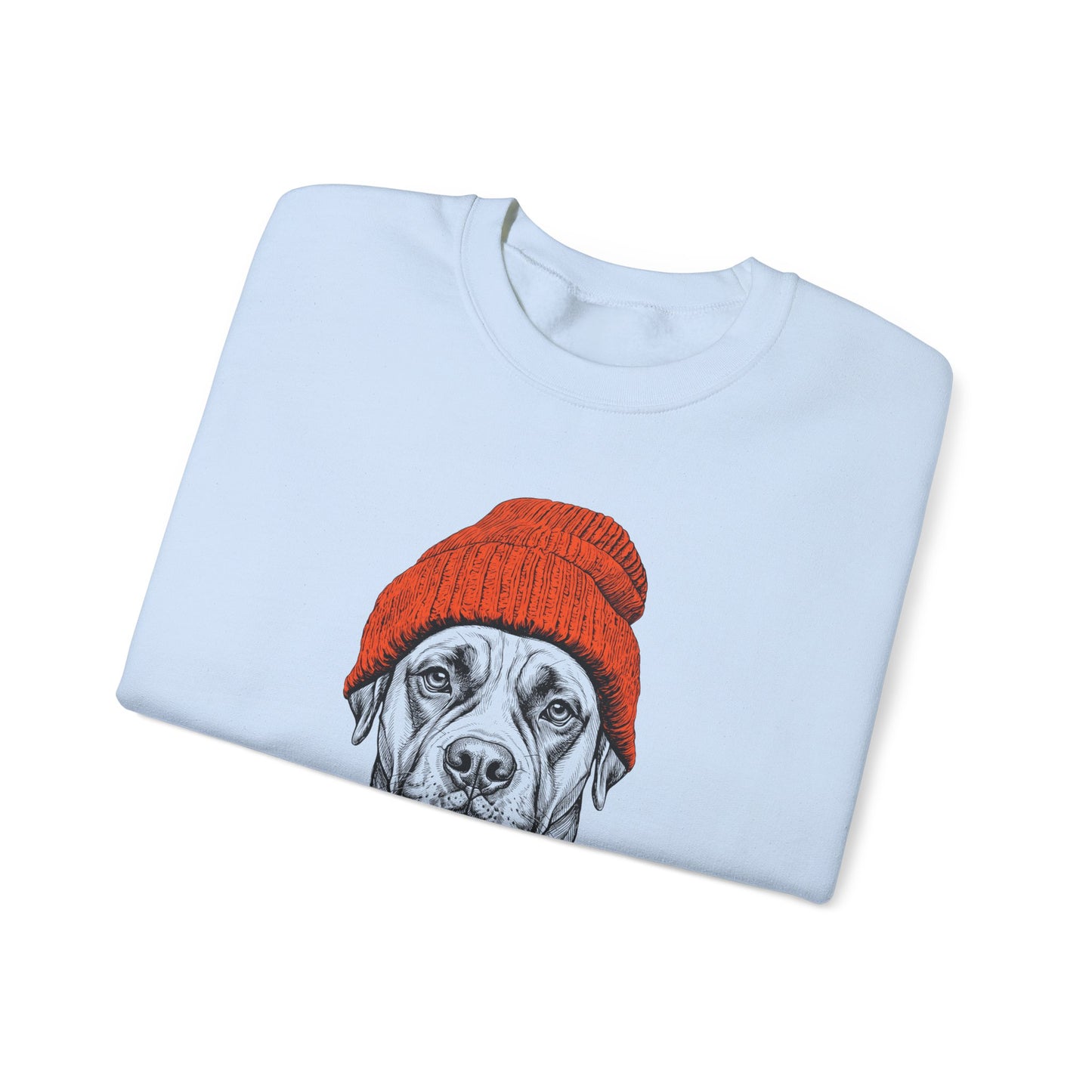 Boxer Beanie Crewneck Sweatshirt