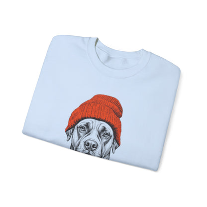Boxer Beanie Crewneck Sweatshirt