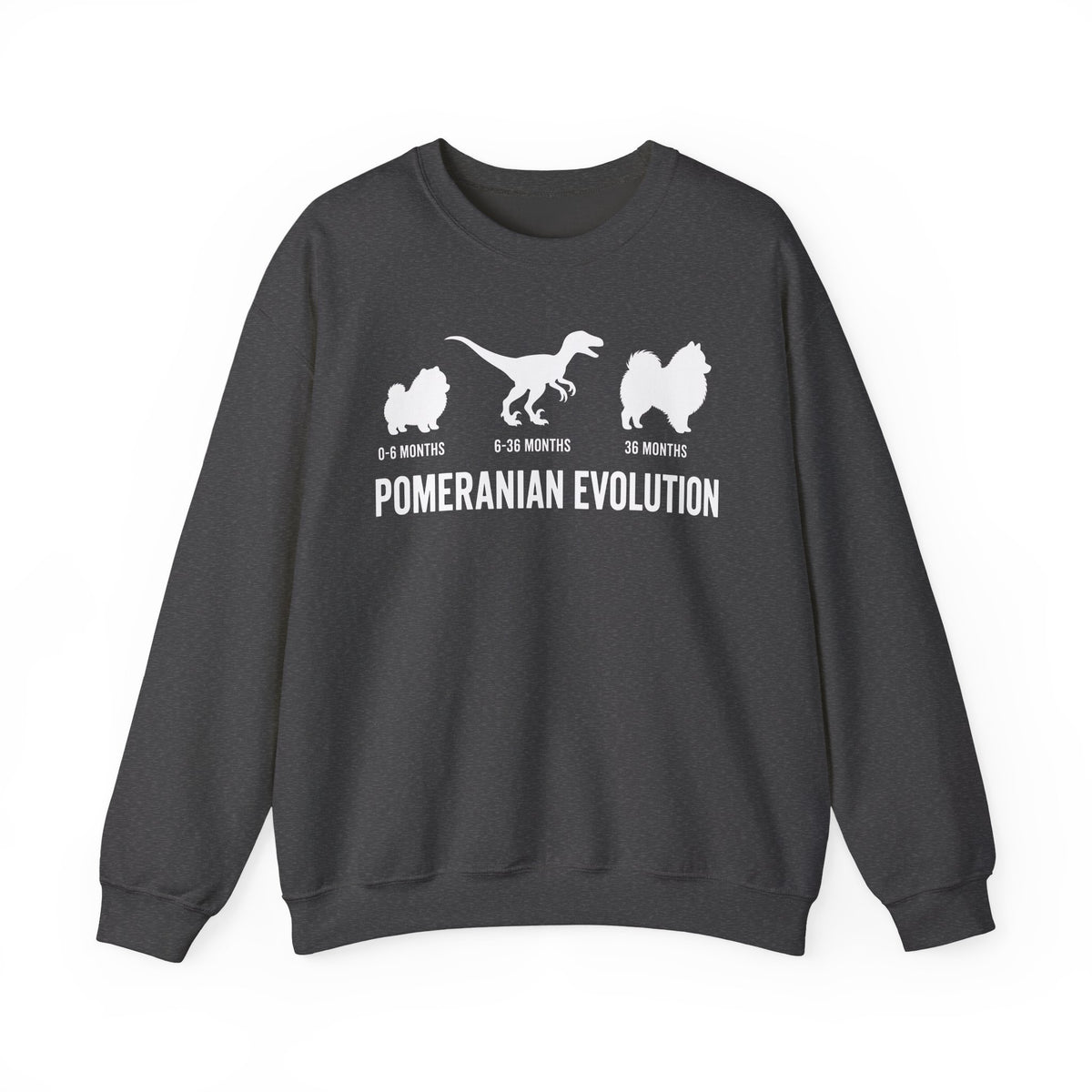 Pomeranian Evolution Crewneck Sweatshirt