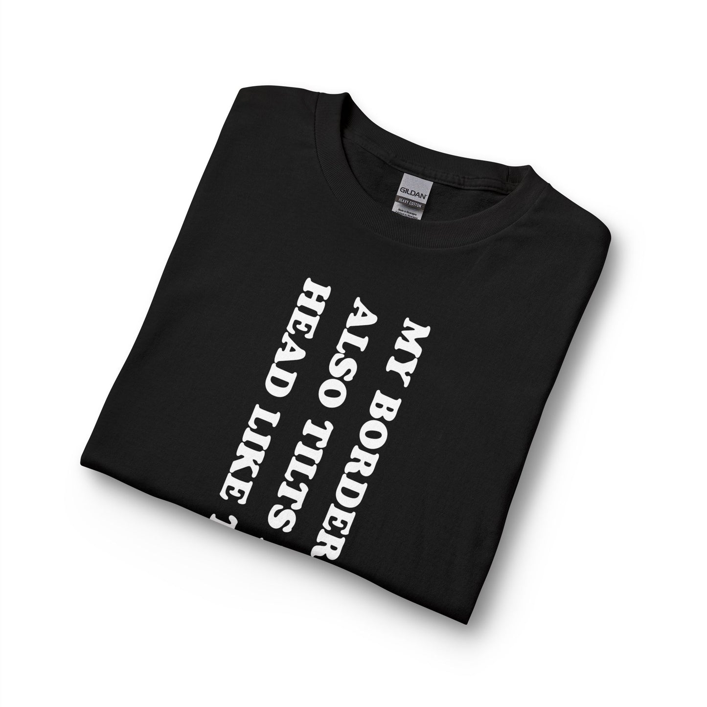 Border Collie Tilt His Head Long Sleeve