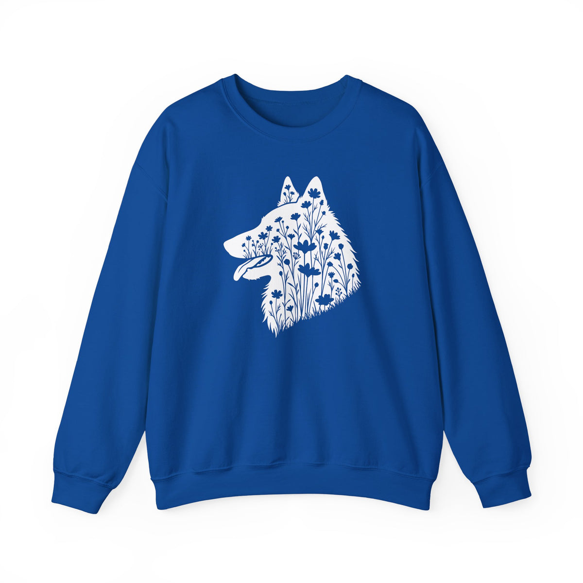 Belgian Tervuren Flowers Crewneck Sweatshirt