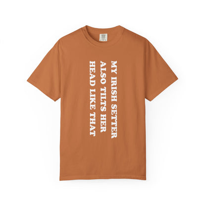 Irish Setter Tilts Her Head Premium Tee