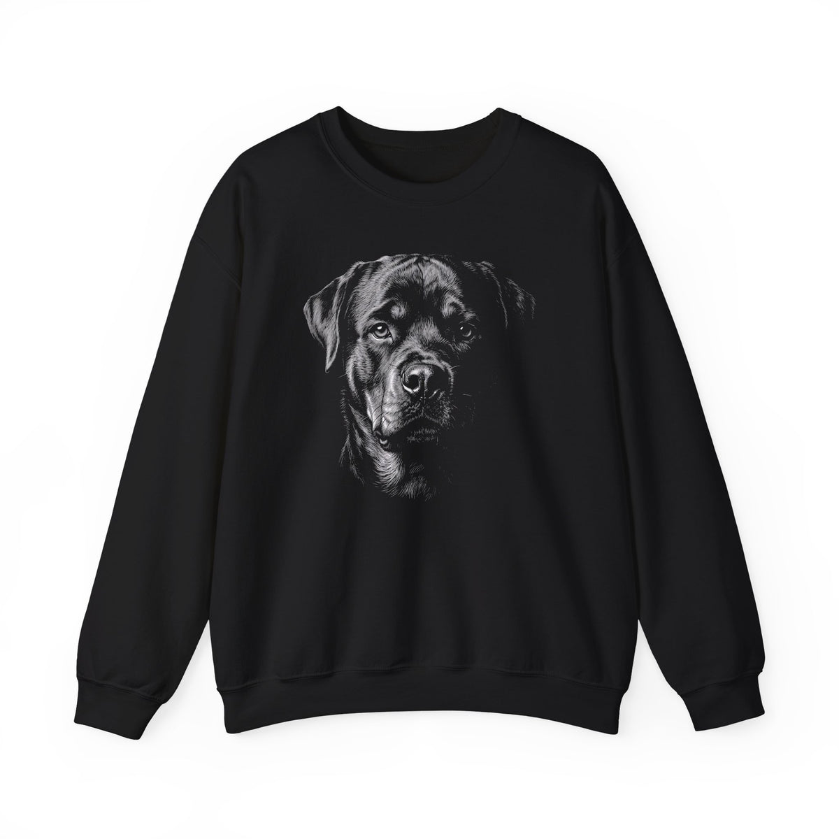 Rottweiler Engraved Crewneck Sweatshirt