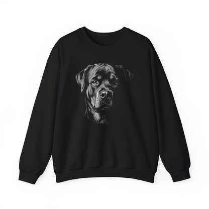 Rottweiler Engraved Crewneck Sweatshirt