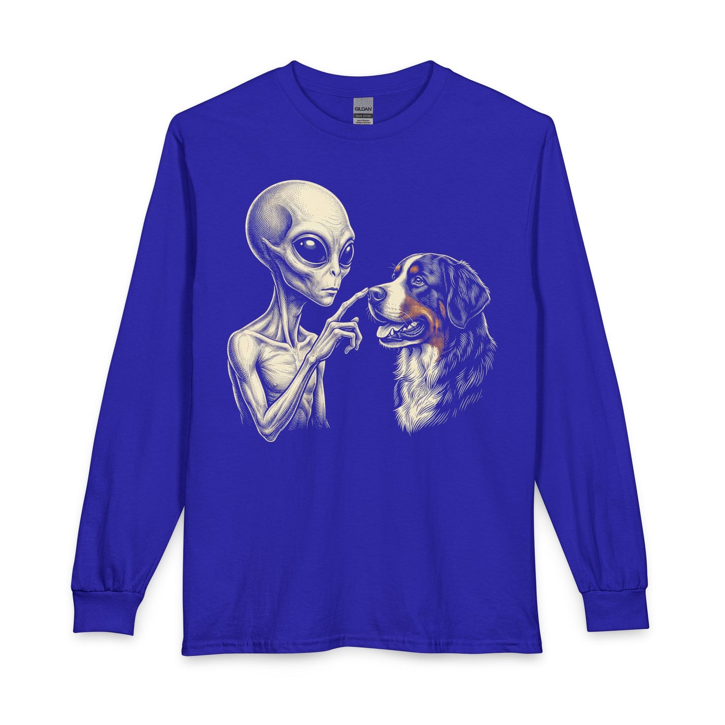 Alien & Bernese Mountain Dog Long Sleeve