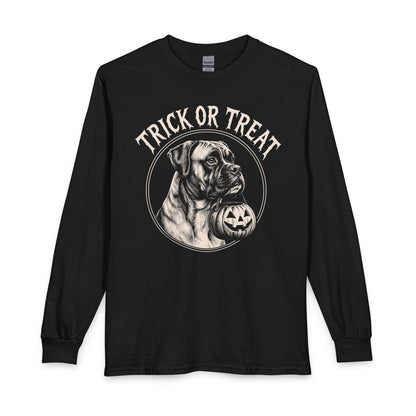 Boxer Trick or Treat Halloween Long Sleeve