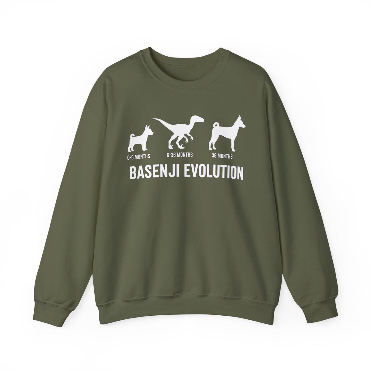 Basenji Evolution Crewneck Sweatshirt