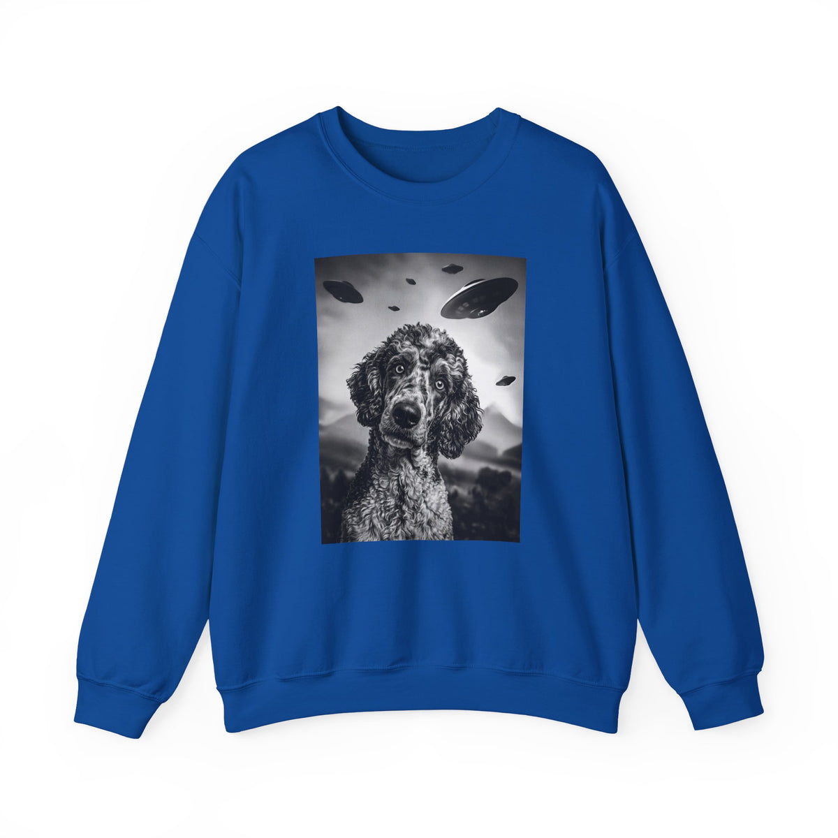 Poodle UFO Crewneck Sweatshirt