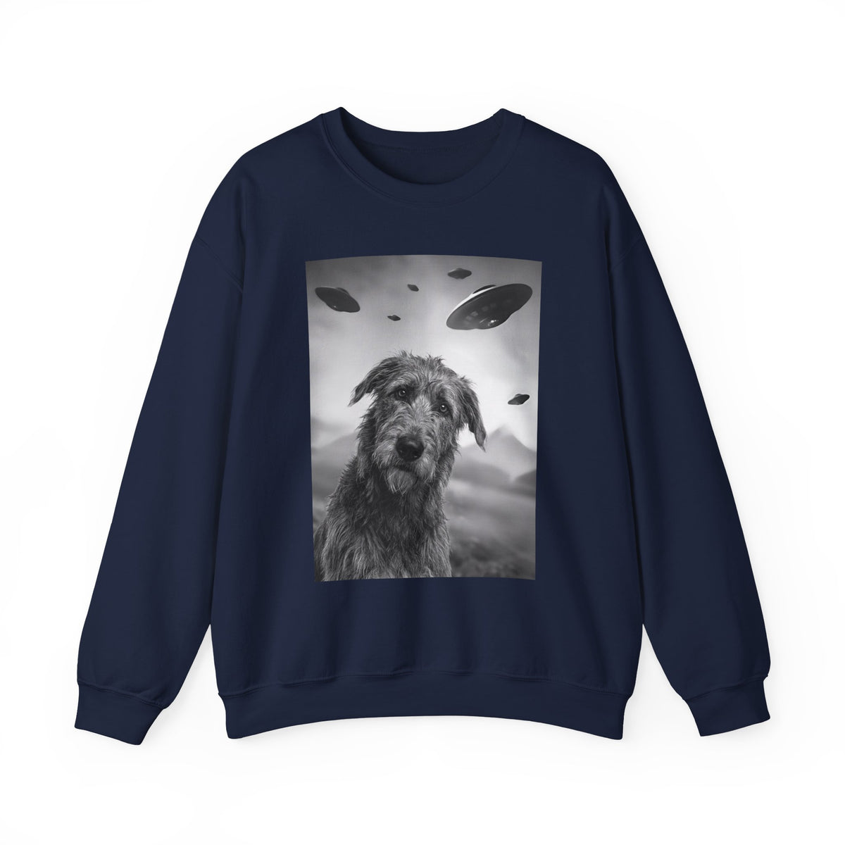 Irish Wolfhound UFO Crewneck Sweatshirt