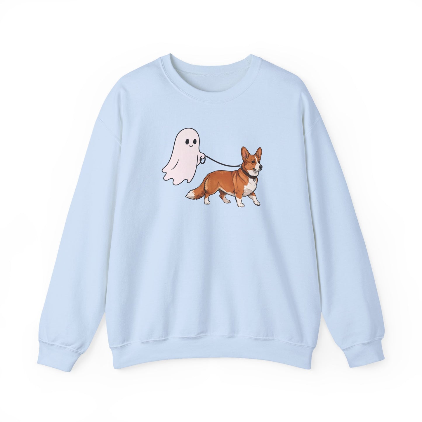 Cardigan Welsh Corgi Red Halloween Crewneck Sweatshirt
