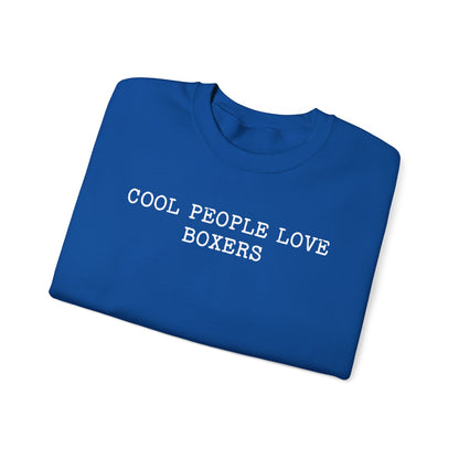 Cool People Love Boxers Crewneck Sweatshirt