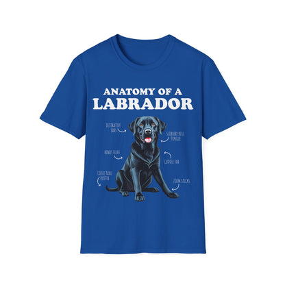 Anatomy Of A Black Labrador Tee