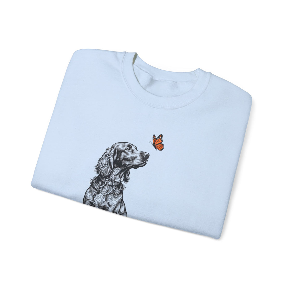 Irish Setter Butterfly Crewneck Sweatshirt