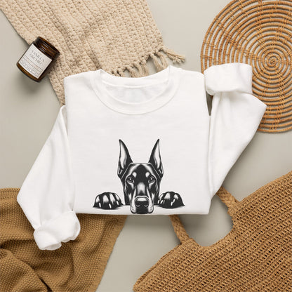 Doberman My Therapist Crewneck Sweatshirt