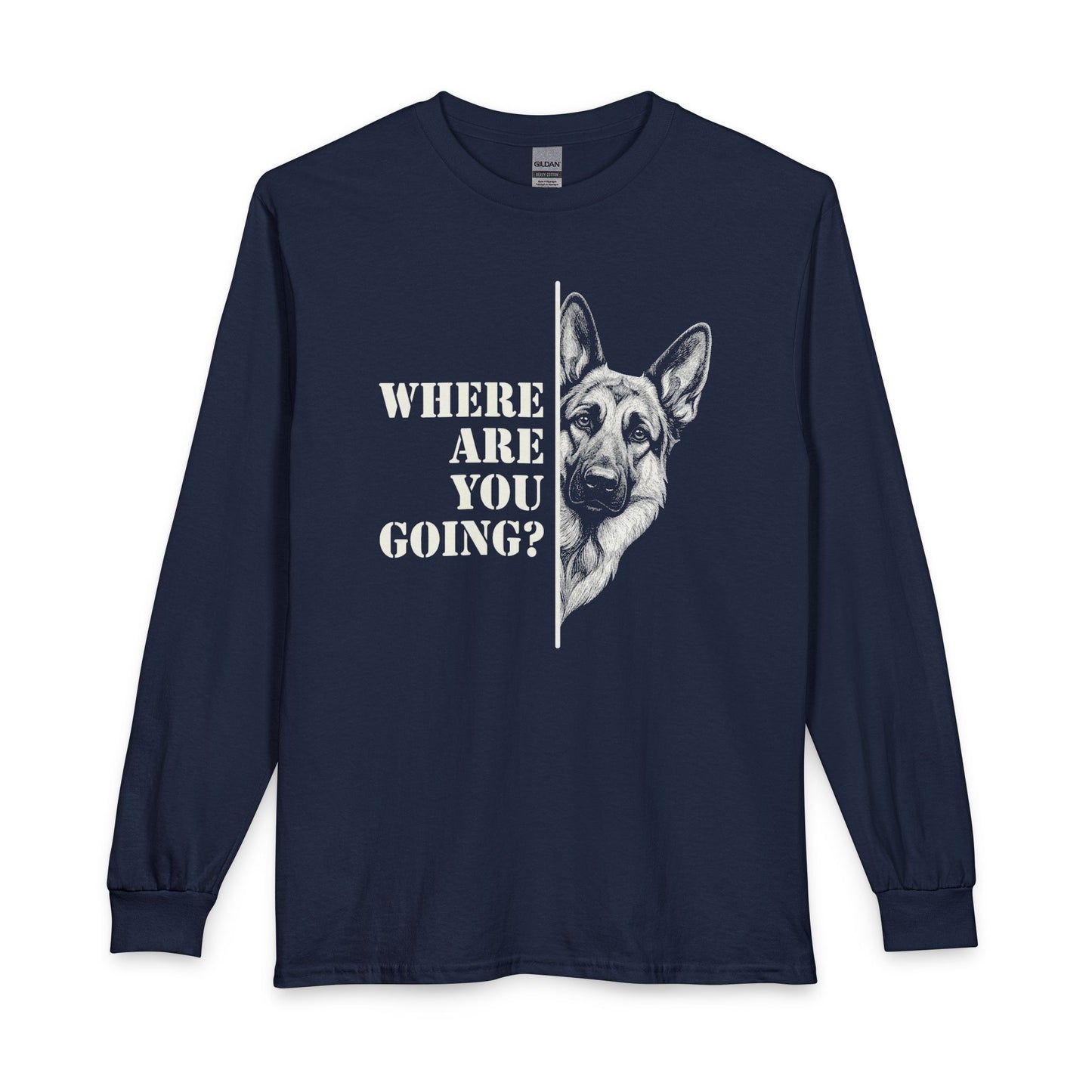 German Shepherd Following Long Sleeve
