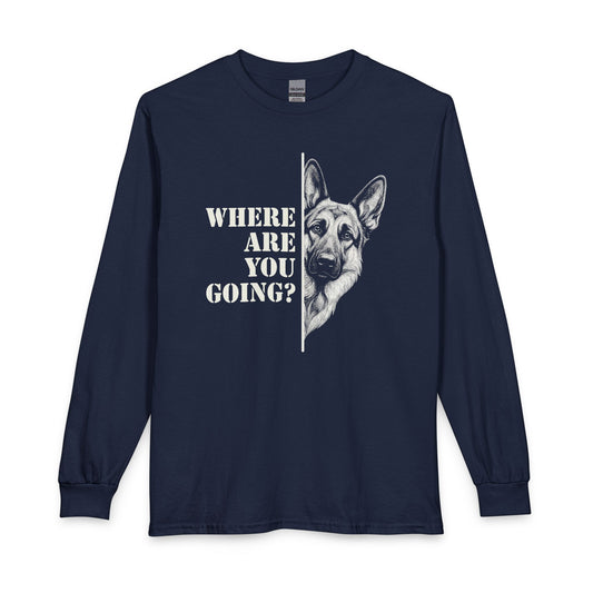 German Shepherd Following Long Sleeve