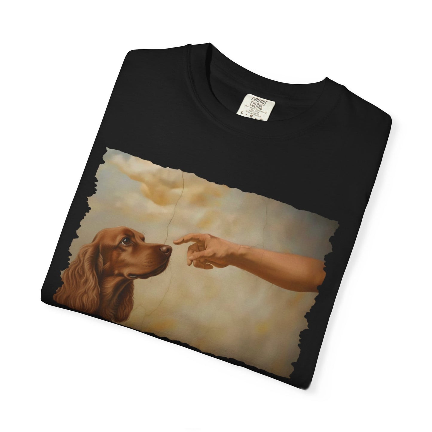 God Creates Red Cocker Spaniel Premium Tee