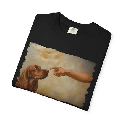 God Creates Red Cocker Spaniel Premium Tee
