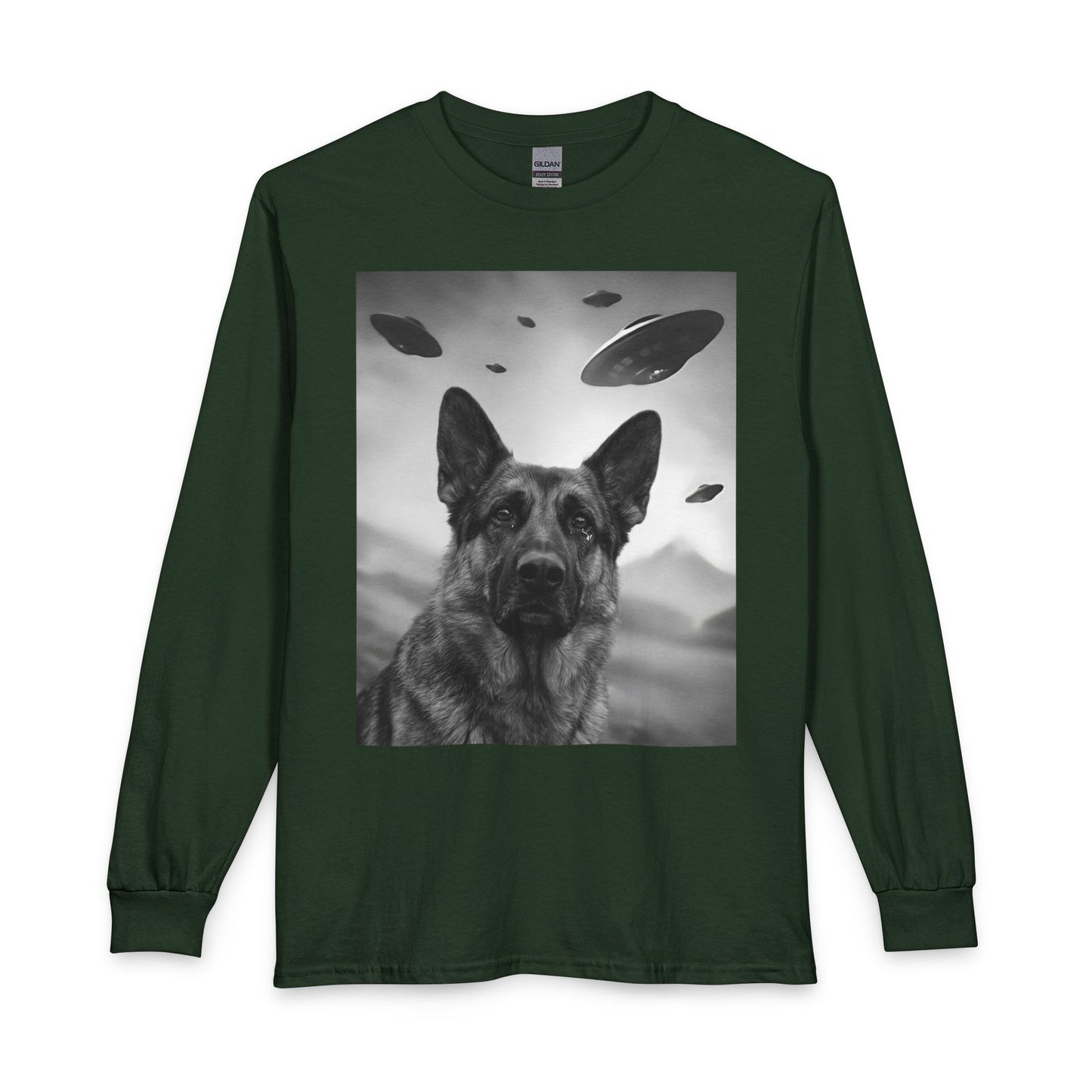 German Shepherd UFO Long Sleeve