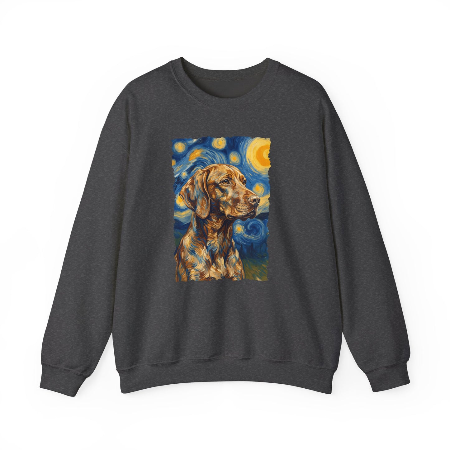 Vizsla Van Gogh Crewneck Sweatshirt