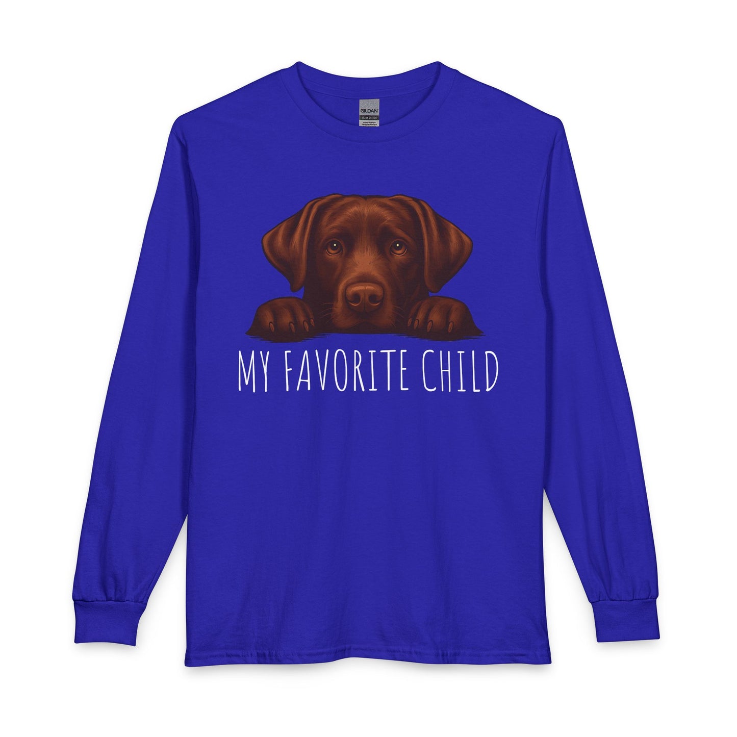 Chocolate Labrador Favorite Child Long Sleeve