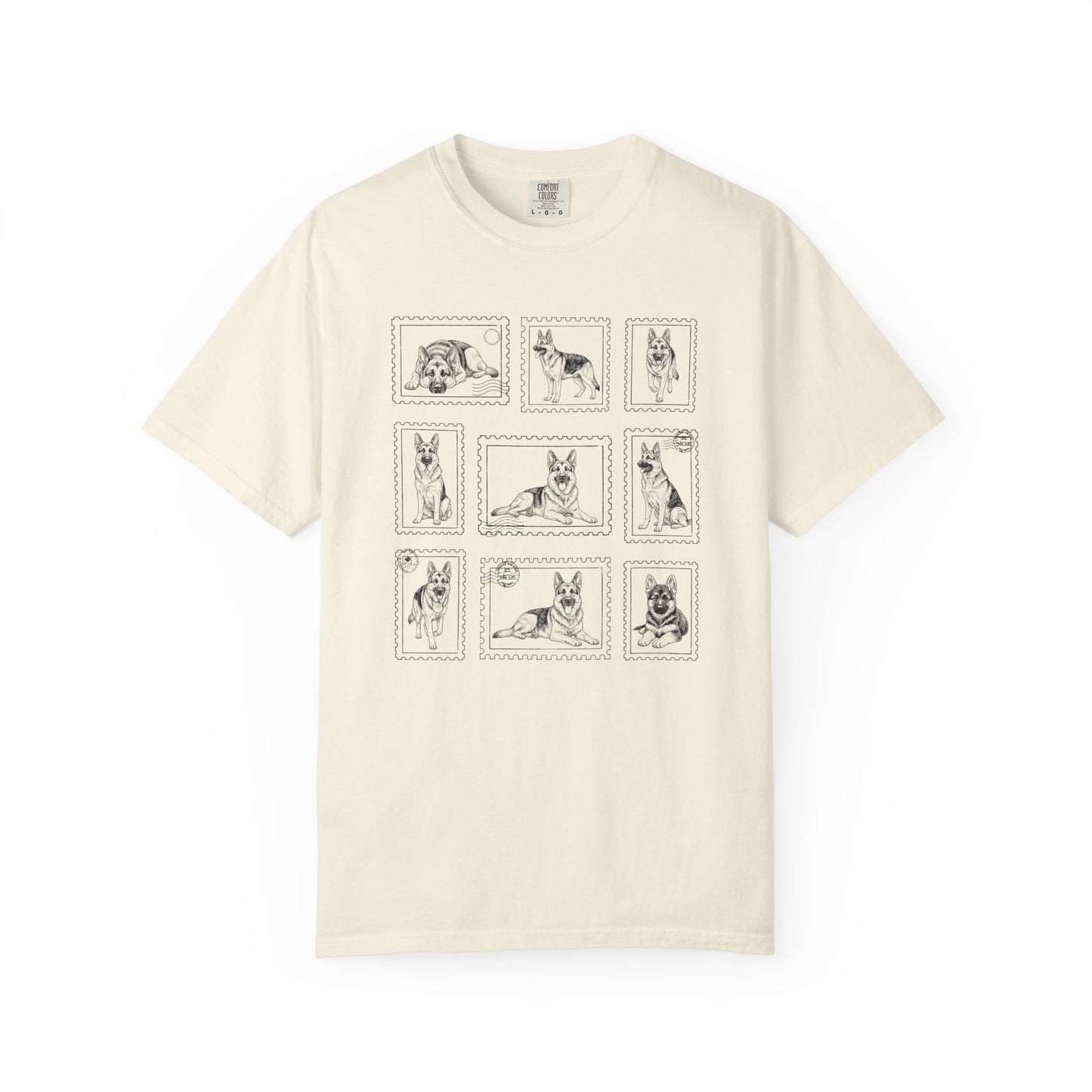 German Shepherd Stamps Premium Tee
