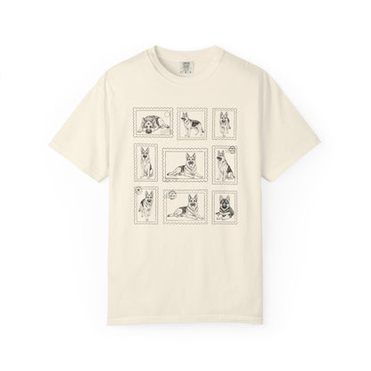 German Shepherd Stamps Premium Tee