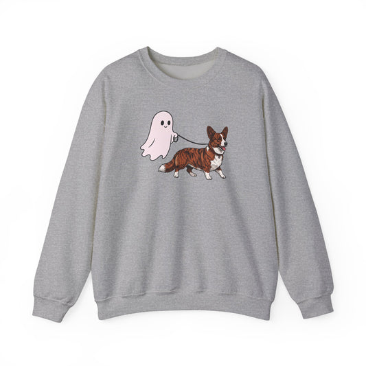 Cardigan Welsh Corgi Red Brindle Halloween Crewneck Sweatshirt