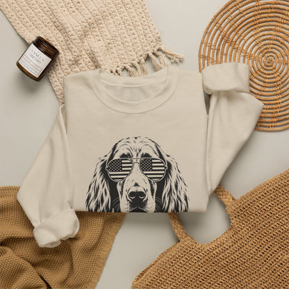 Irish Setter Flag Shades Crewneck Sweatshirt