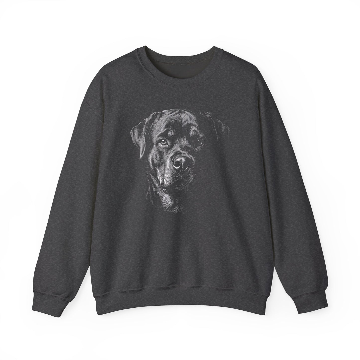 Rottweiler Engraved Crewneck Sweatshirt