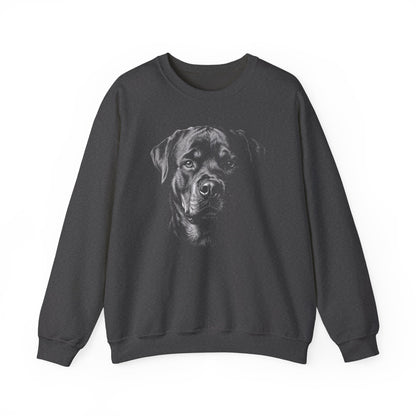 Rottweiler Engraved Crewneck Sweatshirt