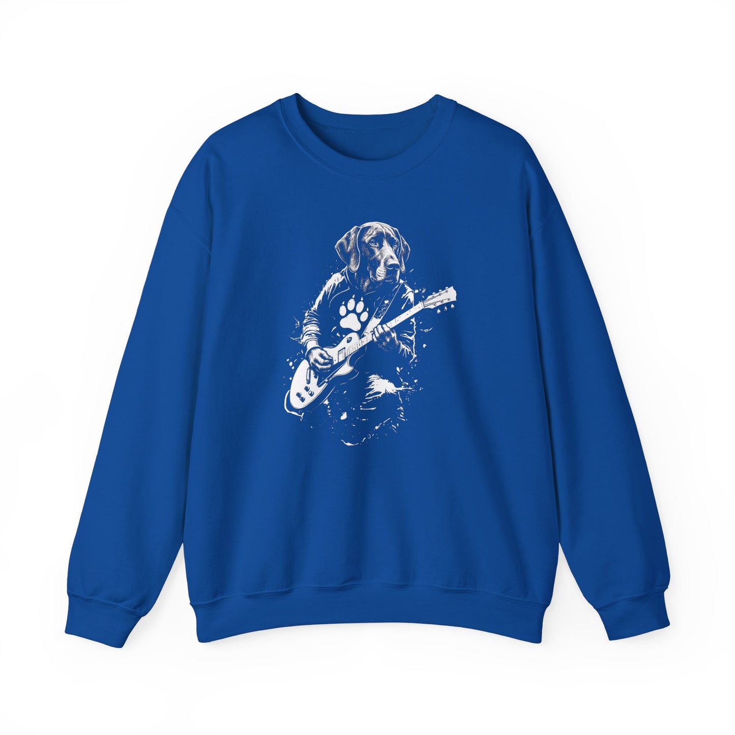 German Shorthaired Pointer Guitar Crewneck Sweatshirt