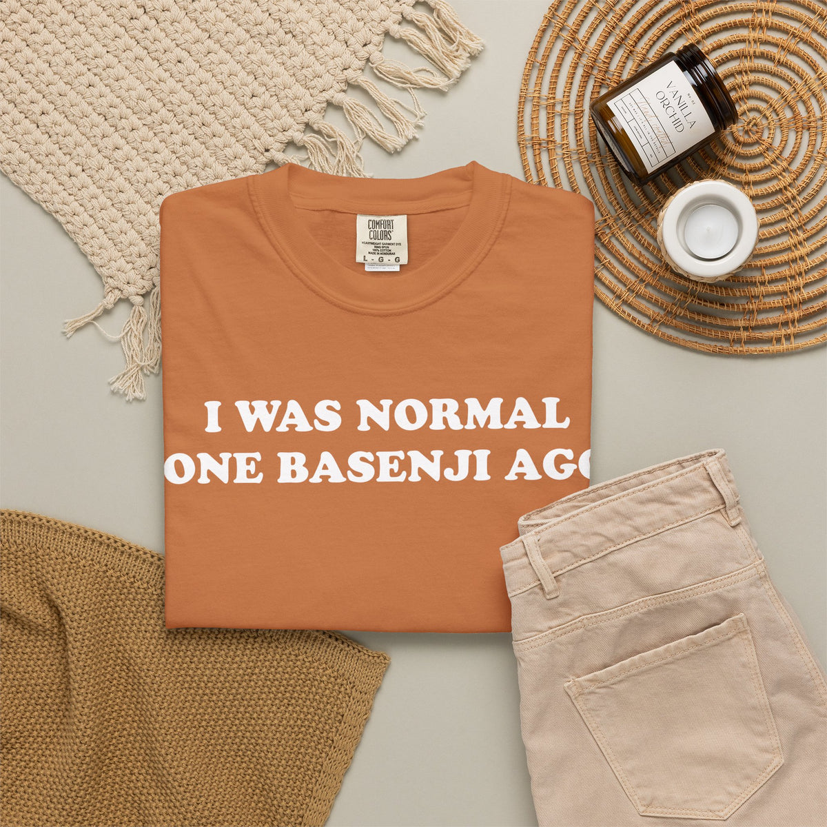 One Basenji Ago Premium Tee